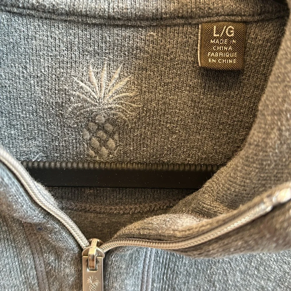 Tommy Bahama half Zip Pullover - Picture 2 of 6